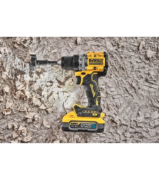 Дрель-шуруповерт DeWalt DCD800H2T-QW, Аккумуляторная, 18В, 2 АКБ, Ударная, Кейс