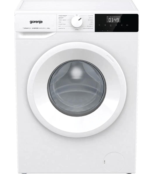 Стиральная машина Gorenje WNHPI84AS/R белый, загрузка фронтальная 8 кг, 1400 об/мин., класс: А