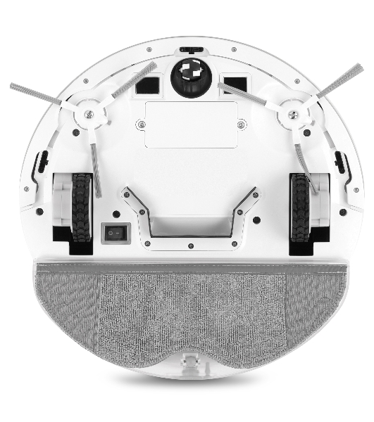Робот-пылесос Vitek VT-1807 белый, 2500 мAч Li-Ion, уборка сухая/влажная, пылесборник контейнер 0.45 л