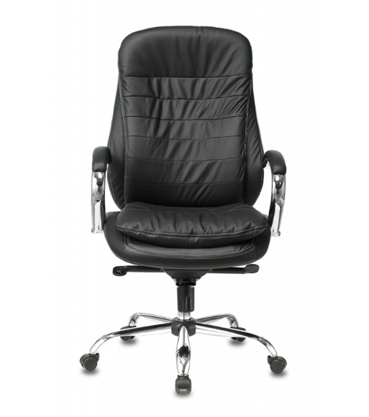 Кресло Бюрократ T-9950/BLACK черный, кожа