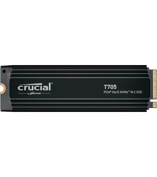 Накопитель SSD Crucial T705 1Tb PCIe Gen5 NVMe M.2 SSD with heatsink CT1000T705SSD5
