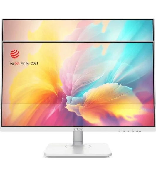 Монитор 23.8' MSI Modern MD2412PW IPS 1920x1080, 100 Гц, 4 мс, 16:9, 300 кд/м2, 1xHDMI, 1xUSB-C, 1x3.5 мм, белый