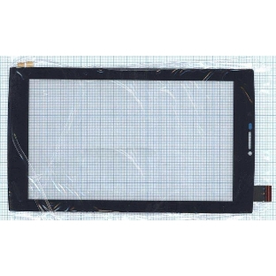 Сенсорное стекло (тачскрин) Micromax Canvas Tab P480. черное