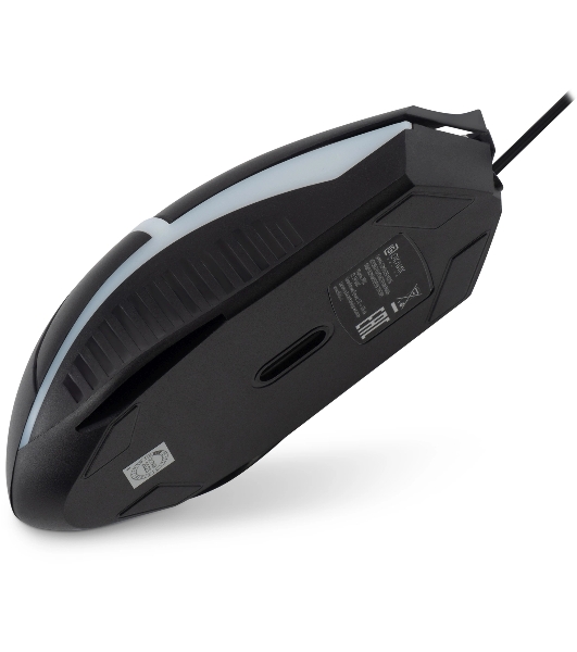 Мышь проводная Oklick 398G черный, 2400 dpi, USB, кнопки - 4