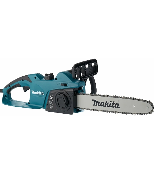 Пилы электрические цепные Makita UC3541A Пила цепная, 1800Вт, шина-35 см, шаг-3\8', паз-1.3 мм, 4.7 кг, кор, поперечное распол дв-ля
