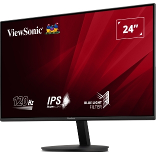 Монитор 23.8' ViewSonic VA24E1-H IPS 1920x1080, 120 Гц, 5 мс, 16:9, 250 кд/м², HDMI 1.4, VGA, черный