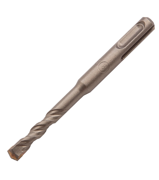 Бур по бетону Denzel двойная спираль, Cobalt W-tip, 8x110 мм, SDS PLUS