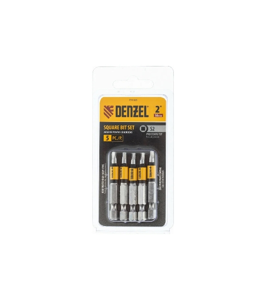 Набор бит Denzel S2x2', 5 шт.