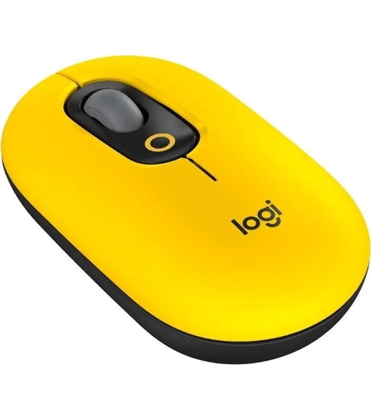 Мышь беспроводная Logitech POP Mouse желтый, 4000 dpi, Bluetooth, кнопки - 4