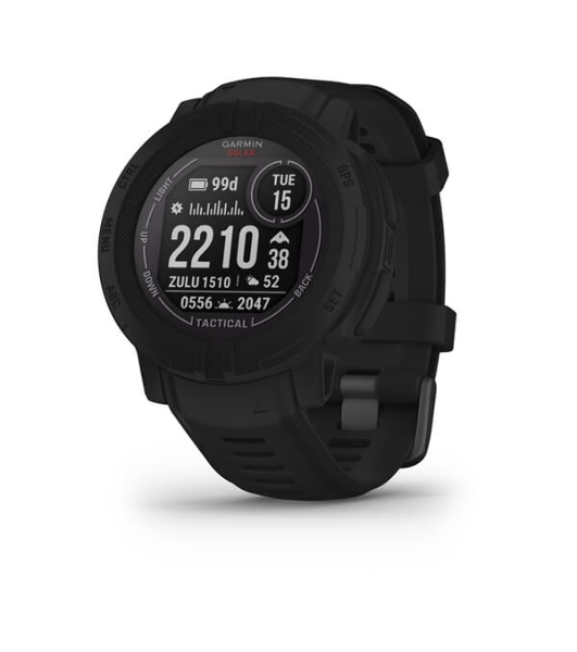 Умные часы Garmin Instinct 2 Solar Tactical, 1.1' MIP, Wi-Fi, Bluetooth, NFC, GPS, IP68, черный