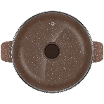 Кастрюля Maunfeld CARMEL MF26CRM01CR, 26 см, 5 л из литого алюминия со стеклянной крышкой, фото2