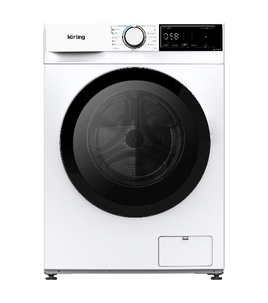 Стиральная машина Korting KWD 48IT1496 белая, загрузка фронтальная 8кг, 1400 об/мин., класс: A