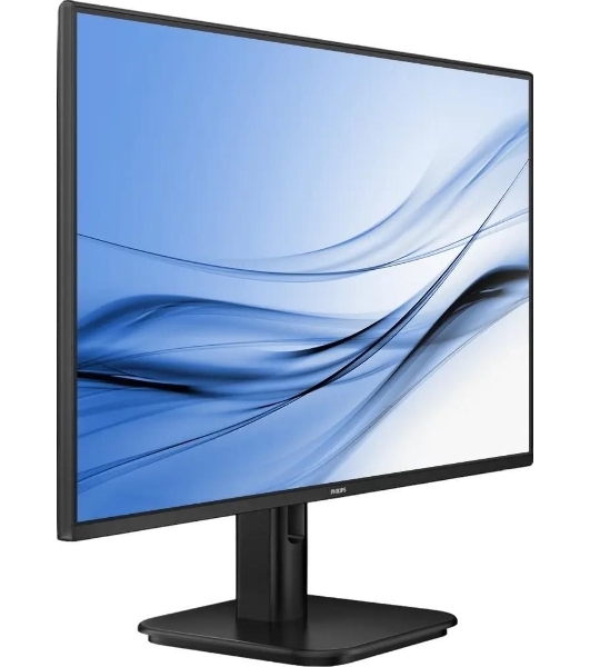Монитор 23.8' Philips 24E1N1100D IPS 1920x1080, 100 Гц, 4 мс, 16:9, 300 кд/м², HDMI 1.4, VGA, DVI, 3.5 мм, Adaptive-Sync, черный