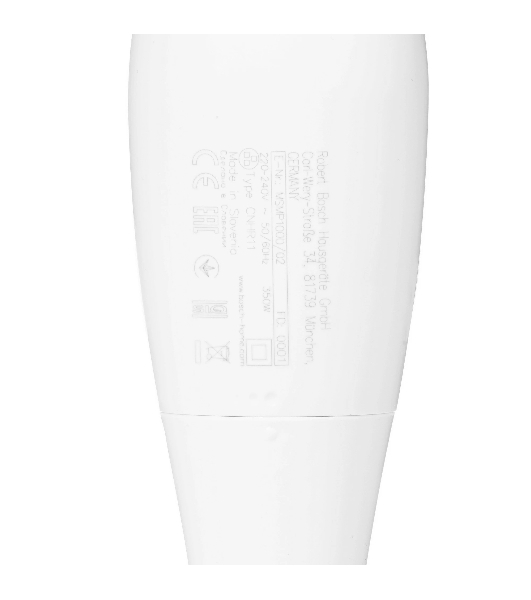 Блендер погружной Bosch MSMP1000 350 Вт, белый