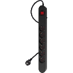Сетевой фильтр Ippon NF-EU-3-16 3 м, 6 розеток, черный, коробка, фото 1