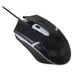Мышь проводная Oklick 398G черный, 2400 dpi, USB, кнопки - 4, фото10