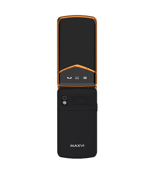 Мобильный телефон Maxvi E11 черный/золотистый