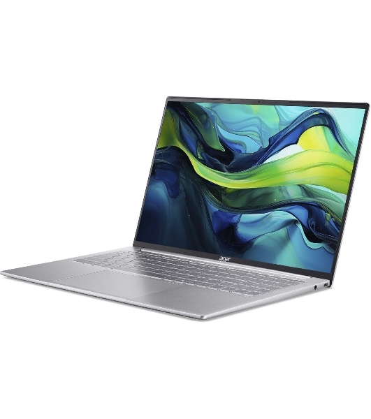 Ноутбук Acer Swift Lite SFL16-51M-54BL 16' WUXGA 1920x1200 Non-glare IPS, 1000:1, 300 nit Intel Core Ultra 5 115U UMA 16 Gb LPDDR5 Memory 512Gb PCIe NVMe SSD Silver FULL METAL BODY KB backlight None (Boot-up only)