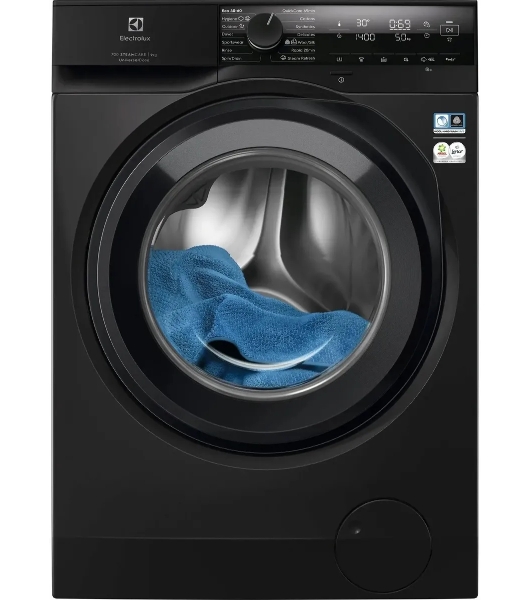 Стиральная машина Electrolux EW7FG4492UDE черная, загрузка фронтальная 9кг, 1400 об/мин., класс: A