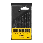 Набор сверл по металлу HSS (1,5-6,5мм, 13 шт) Deli DH-MHZ013-ED1 пластиковый кейс, фото2