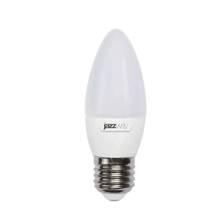 Лампа светодиодная JazzWay PLED-SP C37 9Вт свеча 3000К теплый белый E27 820лм 230В