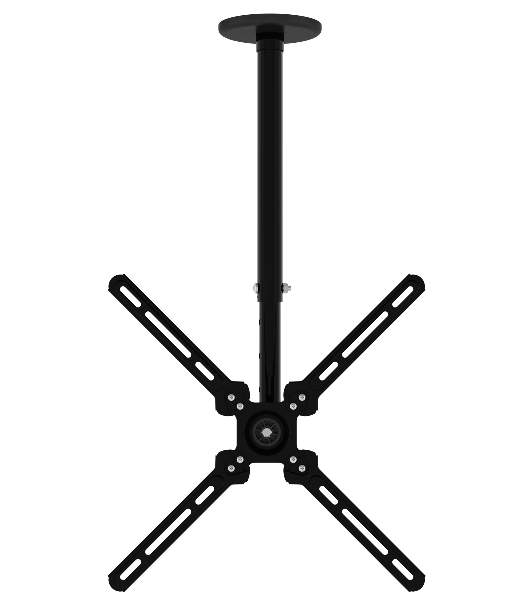 Кронштейн для телевизора Cactus CS-CP07 черный 23'-55' макс.45кг потолочный поворот и наклон