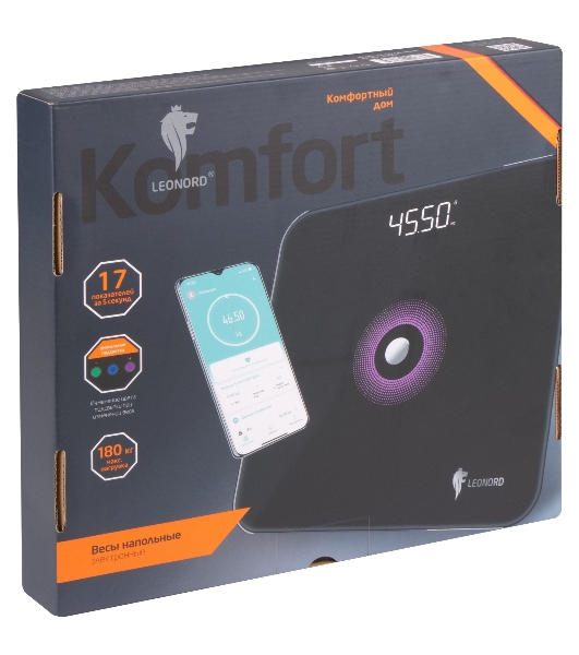 Весы напольные LEONORD LE-1274 Bluetooth (109930)