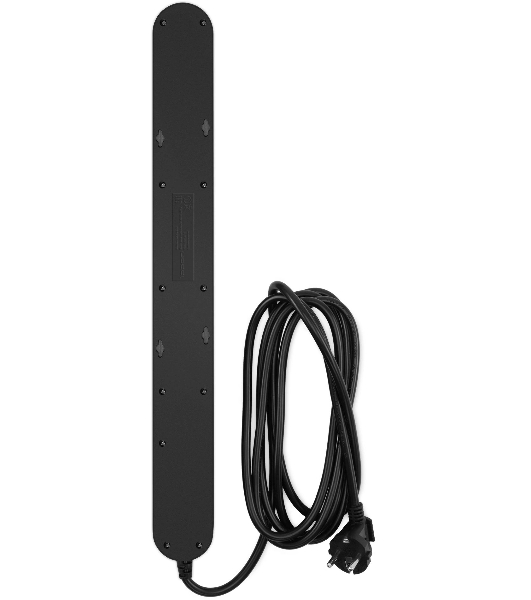 Сетевой фильтр Ippon NF-EU-3-16 3 м, 6 розеток, черный, коробка