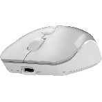 Мышь беспроводная A4Tech Fstyler FB26CS Air2 серебристый/белый, 2000 dpi, радиоканал, Bluetooth, USB, кнопки - 4, фото6