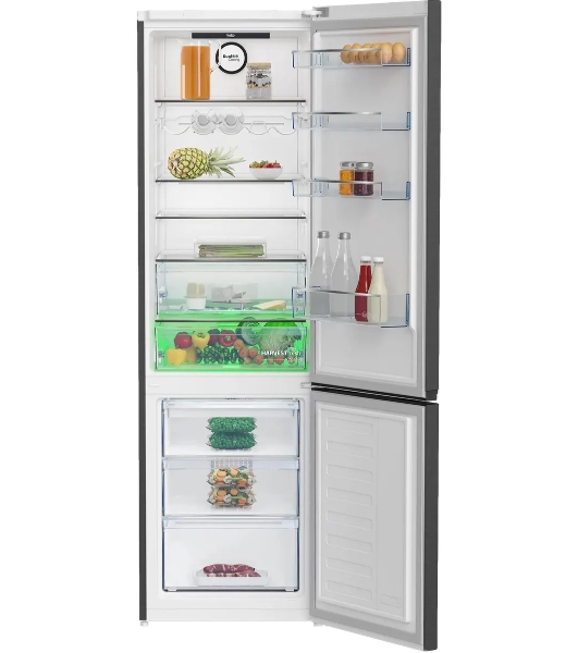 Холодильник Beko B3DRCNK402HXBR антрацит двухкамерный 257/100л морозилка снизу No Frost