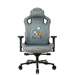 Кресло игровое Knight Craft Dragon серый эко.кожа крестов. металл, фото 1