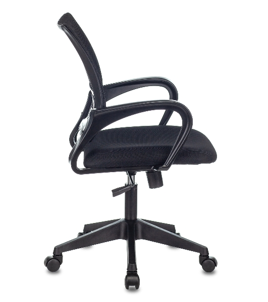 Кресло Бюрократ CH-695N/BLACK черный, сетка, 150 кг, механизм качания