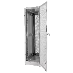 Шкаф серверный напольный ЦМО 48U (600 1200) дверь перфорированная, задние двойные перфорированные, цвет черный, фото7