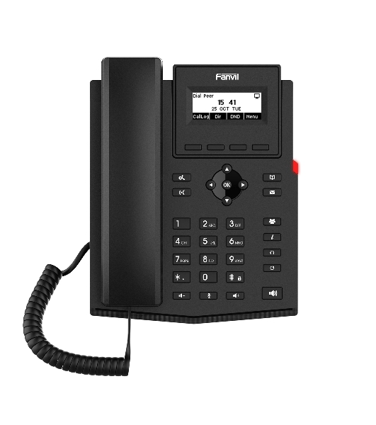 Телефон IP Fanvil X301P черный