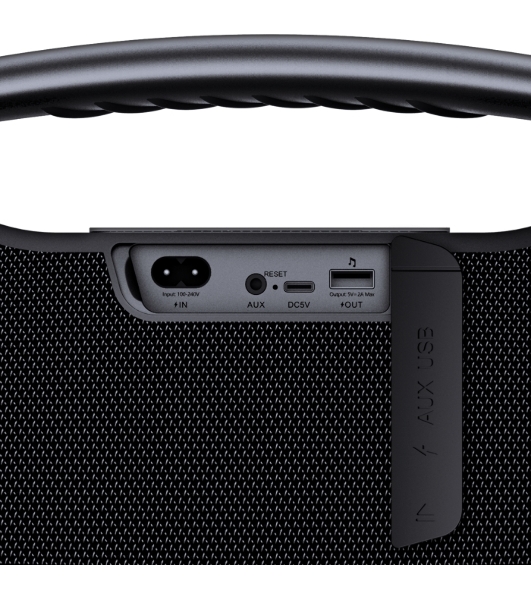 Портативная акустическая система SVEN PS-990, черный, 2.0, 2x90 Вт (RMS), IPx7, TWS, Bluetooth, USB, аккумулятор