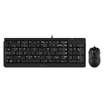 Комплект клавиатура+мышь A4Tech FStyler F1512 проводной, USB, 1200 DPI, черный, фото 1