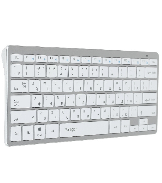 Комплект клавиатура+мышь Qumo Paragon K15/M21 беспроводной, USB, 1600 DPI, белый