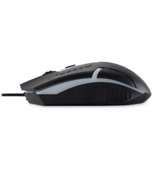 Мышь проводная Oklick 398G черный, 2400 dpi, USB, кнопки - 4