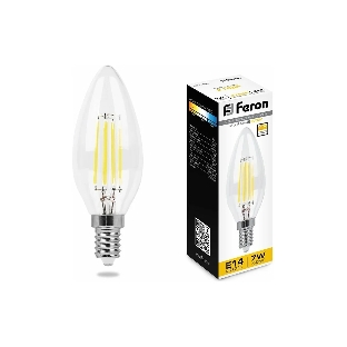 Лампа светодиодная Feron LB-166 7W 230V E14 2700K