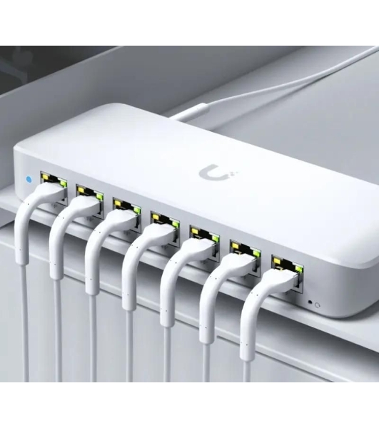 Коммутатор Ubiquiti UniFi Switch Ultra 60W PoE-коммутатор, 8х 1G RJ45, раздача 52 Вт