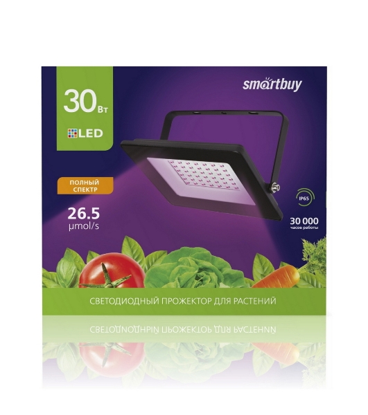 Фитопрожектор Smartbuy (SBL-FLFITO-30-65K)