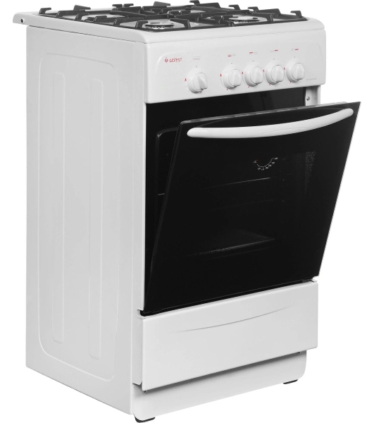 Плита газовая Gefest CG 50М02 К73 белый, конфорок 4 шт, духовка 42 л, 50 см x 85 см x 53 см