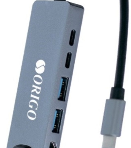 USB-концентратор ORIGO OU3340NPD, USB Type-C, USB 3.0/USB Type-C/HDMI/RJ-45, USB Type-C