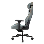 Кресло игровое Knight Craft Dragon серый эко.кожа крестов. металл, фото4