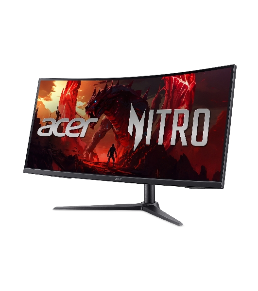 Монитор 34' Acer XZ340CURW0bmiiphx VA 3440x1440, 240 Гц, 1 мс, 21:9, 250 кд/м², HDMI 2.0, DP 1.4, 3.5 Jack, FreeSync, HDR10, изогнутый экран (1500R), черный