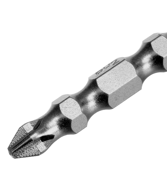 Бита двухстор. Gross PH2-PH1х45мм, сталь S2, 10шт.