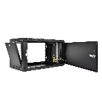 Шкаф телекоммуникационный настенный разборный ЦМО ЭКОНОМ 6U (600 x 350) дверь металл, черный (ШРН-Э-6.350.1-9005), фото3