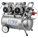 Компрессор поршневой Hyundai HYC 30250LMS безмасляный 300л/мин 50л 2000Вт серебристый/черный, фото3