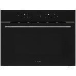 Встраиваемая микроволновая печь Krona ONYX 45H mw BL/BL черный, 38 л, 1000 Вт, переключатели - сенсор, фото 1