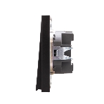 Выключатель Kranz STRONG 1 кл с подсветкой 10А с/у антрацит, фото4